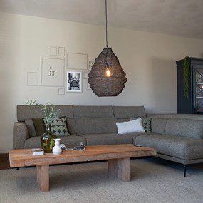 Ориенталски висящ аплик черен 45 см - Nidum L