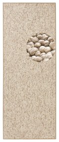 Светлокафява пътека 80x300 cm Wolly – BT Carpet
