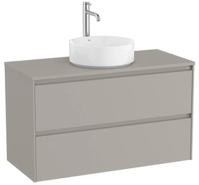 Мебел за умивалник върху плот с две чекмеджета A851730510, 45.7х99.4х58.3см