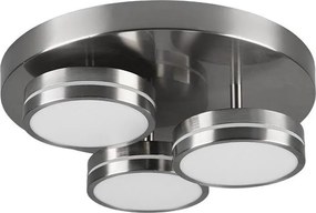 Trio - LED димируемо таванно осветително тяло FRANKLIN 3xLED/8,5W/230V Ø 35 cm хром