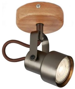 Brilo - LED спот TAHUN 1xGU10/5W/230V кафяво