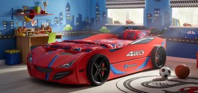 Детско легло кола Turbo GT Duo-червен
