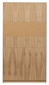 Модулна етажерка за книги с дъбов декор в естествен цвят 110x199 cm Modulair - vtwonen