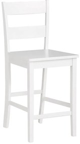 Бял бар стол от масивен бор (височина на седалката 60 cm) Torpedo – Støraa