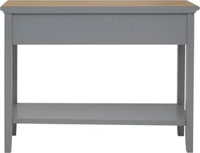 Сива конзолна маса от масивна Пауловния 34,5x99 cm Henley – Premier Housewares