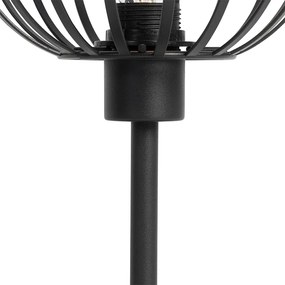 Дизайнерска настолна лампа черна - Johanna