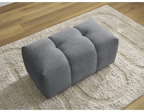 Сива шенилова табуретка Roxelane – Bobochic Paris