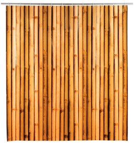WENKO 25233100 - Завеса за душ BAMBUSA 180x200 см кафява