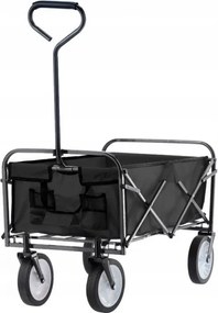 Сгъваема транспортна количка в черно