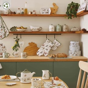 Памучни кухненски ръкавици в комплект от 2 бр. Forest Fable – Cooksmart ®