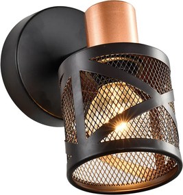 Спот ANTARES, черен, 1хE14