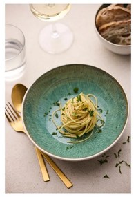 Бяла/зелена глинена купичка 400 ml Gastro White/Green – Bitz