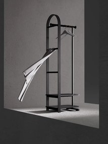 Черен комплект от за коридор от масивен ясен 37x167x54 cm Bellwood – Umbra