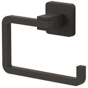 Поставка за тоалетна хартия TEKNO TEL TR MG 394B, 15х6х9 см, Закрепване с дюбел, Матово черно