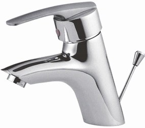 Стоящ смесител за умивалник "ФУСА" ICF 1518223, месинг, хром, 15.4х15.9см