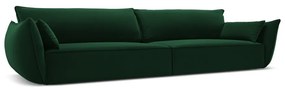 Тъмнозелен кадифен диван 248 cm Vanda – Mazzini Sofas
