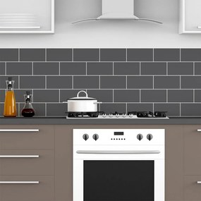 Комплект стикери за плочки 30 бр. 20x10 cm Subway Tiles Grey - Ambiance