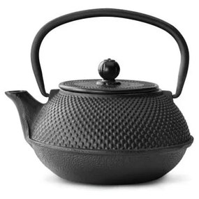 Черен чугунен чайник с цедка за насипен чай , 800 ml Jang - Bredemeijer