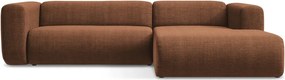 Теракотен ъглов диван (десен ъгъл) Ekahi – Makamii