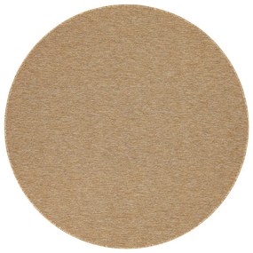 Кафяв и бежов кръгъл килим за открито ø 160 cm Vagabond™ - Narma