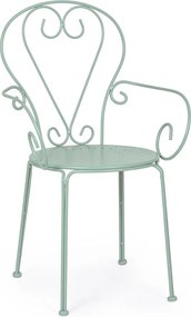 Градински стол метален в цвят мента Etienne – Bizzotto