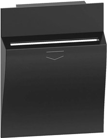 BTICINO Лицев панел за енергоспестител K454x, 2 модула цвят Черен Living Now  - KG22M2