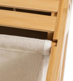 Етажерка 5five Tidy Box, С 1 кош за пране и 2 коша за съхранение, Бамбук