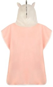 Розово памучно детско пончо Lola – Good Morning