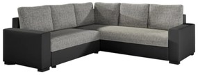 Ъглов диван ANDREW, 240x90x240, berlin01/soft011black