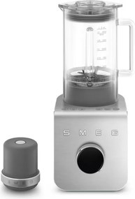 Блендер Smeg Collezione BLC02EGMEU, 1400W, 1.5 л, 22000 об/мин, 5 програми, 9 скорости, Трошене на лед, Неръждаема стомана, Изумрудено зелен/Инокс