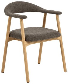 Кафяв трапезен стол Addi – Actona