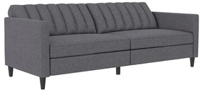 Сив сгъваем диван 86 cm Celine – Støraa