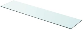 3051579 vidaXL Рафтове, 2 бр, панели прозрачно стъкло, 90x20 см
