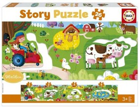 Пъзел Бебе Ферма Story Educa (26 pcs)