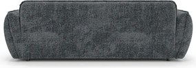 Тъмносив шенилов диван 250 cm Nelia Big – Ropez