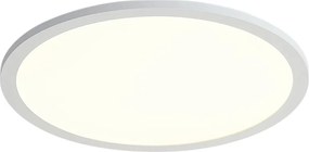 Smart LED панел бял 40 см вкл. LED Dim to Warm с дистанционно управление - Knob