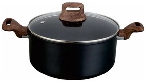 Тенджера Oliver Voltz Paris OV54418F24D, 24x15 см, Незалепващо покритие, Топлинен сензор, Индукция, Черен