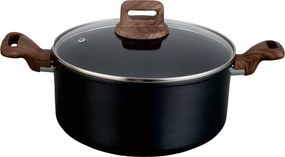 Тенджера Oliver Voltz Paris OV54418F24D, 24x15 см, Незалепващо покритие, Топлинен сензор, Индукция, Черен