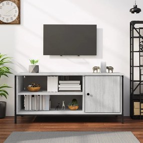 826303 vidaXL ТВ шкаф, сив сонома, 100x40x45 см, инженерно дърво