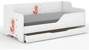 Детско легло със сладка лисица 160х80 см