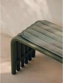 Зелена градинска пейка метална Nokk – noo.ma