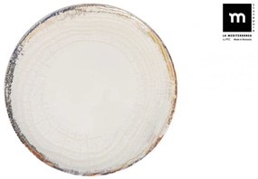 Кръгло плато LA MEDITERRANEA Albus, 33 cm, порцелан