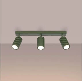 Brilagi - LED точково осветително тяло CRESTO 3xGU10/10W/230V зелено