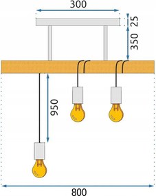 Лампа APP973-3CP LINE