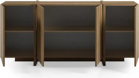 Скрин от декор от дъб в естествен цвят 180x79x40 cm Volia – Marckeric