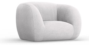 Светлосиво кресло от плат букле Essen - Cosmopolitan Design