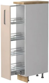 Висок подов шкаф Modena K14-30-1KZ-White - Beige