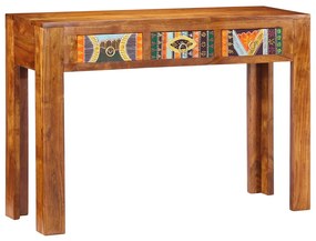 4016497 vidaXL Конзолна маса, 110x35x75 cм, акациево дърво масив