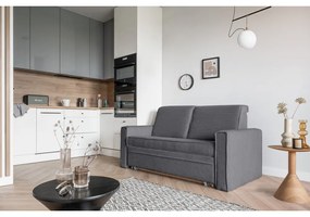 Сив разтегателен диван 168 см Lucky Lucy - Miuform