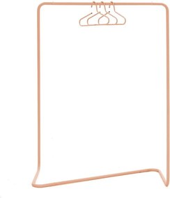 Стоманена стойка за дрехи в цвят сьомга 118x160x57 cm Hang-On – Spinder Design